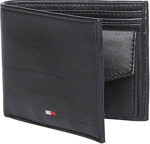Tommy Hilfiger Men's Premium Coin Pouch Credit Card ID Wallet