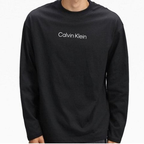 CALVIN KLEIN LS RLXD STANDARD LOGO CREWNK TEE