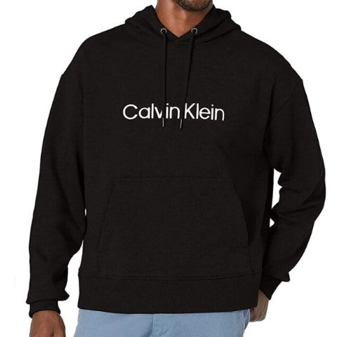 CALVIN KLEIN LS RLX LOGO TERRY PO HOOD