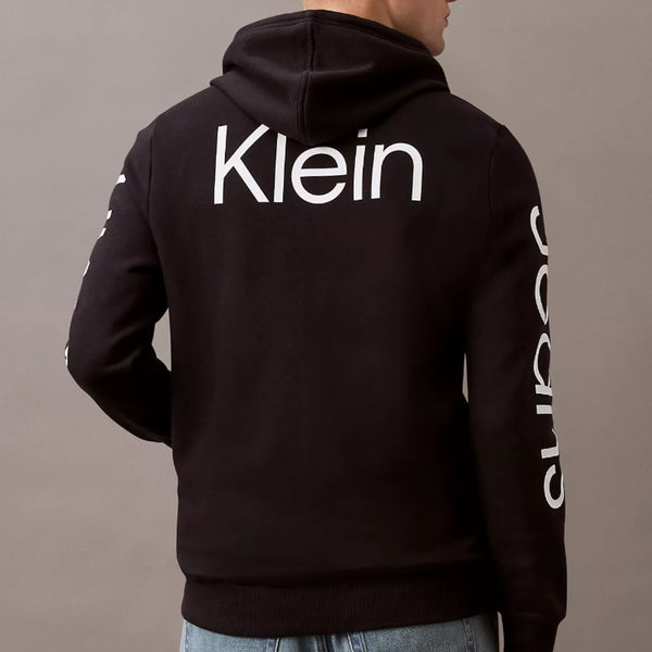 Calvin Klein LS TRAVELING LOGO FULL ZIP HOODIE