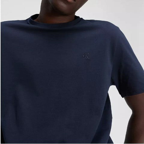 CALVIN KLEIN Smooth Cotton Monigram Logo T-Shirt