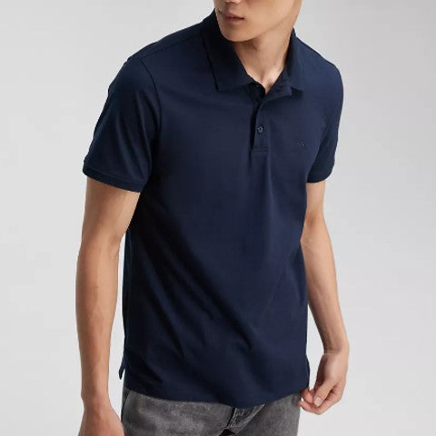 CALVIN KLEIN SS BROKEN TWILL JACQUARD POLO