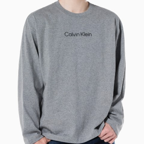 CALVIN KLEIN LS RLXD STANDARD LOGO CREWNK TEE