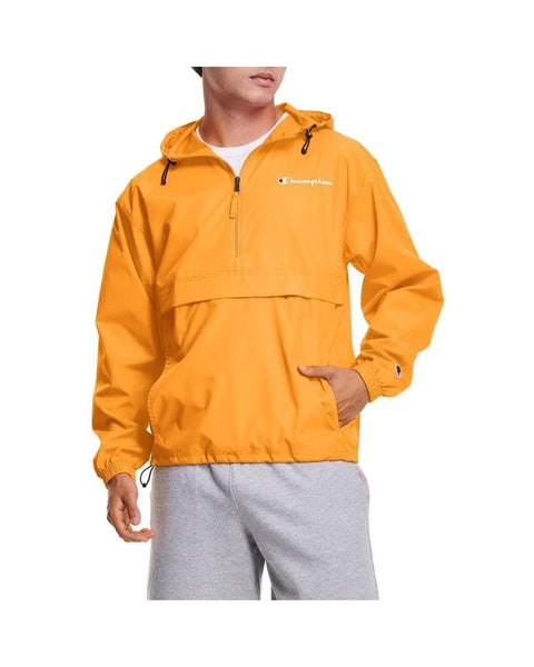 Champion V1012 men's packable jacket yellow