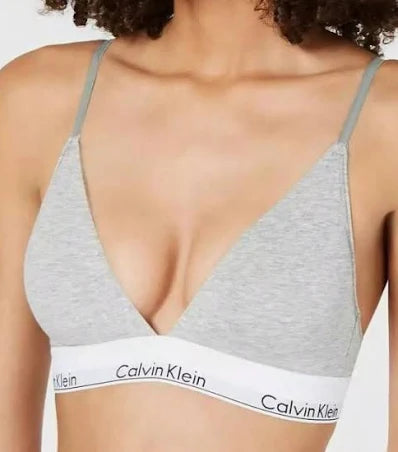 Calvin Klein Women's Icon Cotton Modal Lightly Lined Triangle Bralette