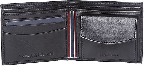 Tommy Hilfiger Men's Premium Coin Pouch Credit Card ID Wallet