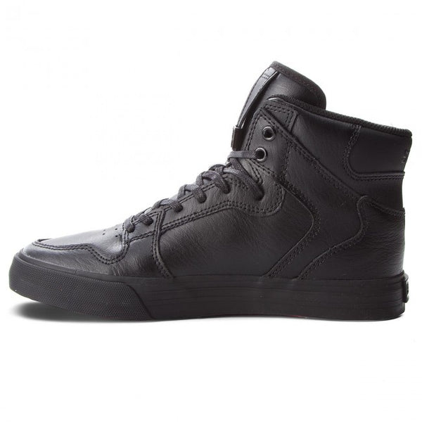 Supra Black Vaider Hightop Shoes