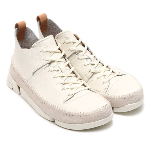 Clarks Trigenic Flex White Leather