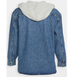 Tommy Jeans TJ DAMIEN L/S HOOD MEDIUM WASH