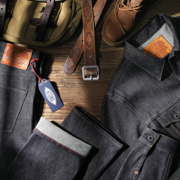 ATONG Men's Denim Jacket Rigid Made in USA