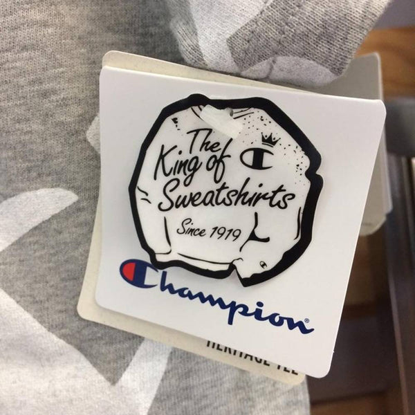 CHAMPION CROPPED TEE PRINT