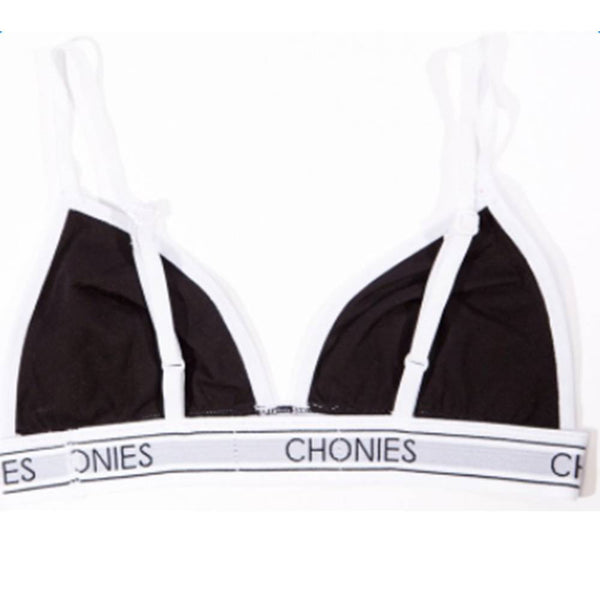 Chonies Contrast Triangle Bra