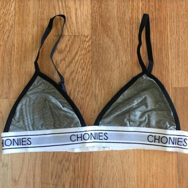 Chonies Contrast Triangle Bra