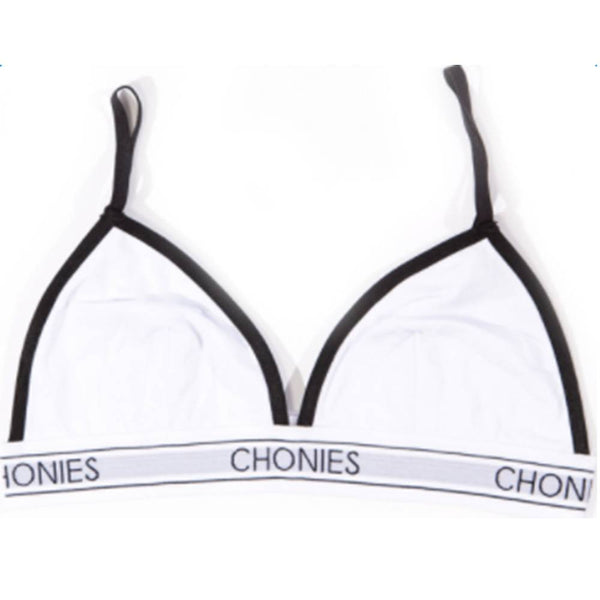 Chonies Contrast Triangle Bra