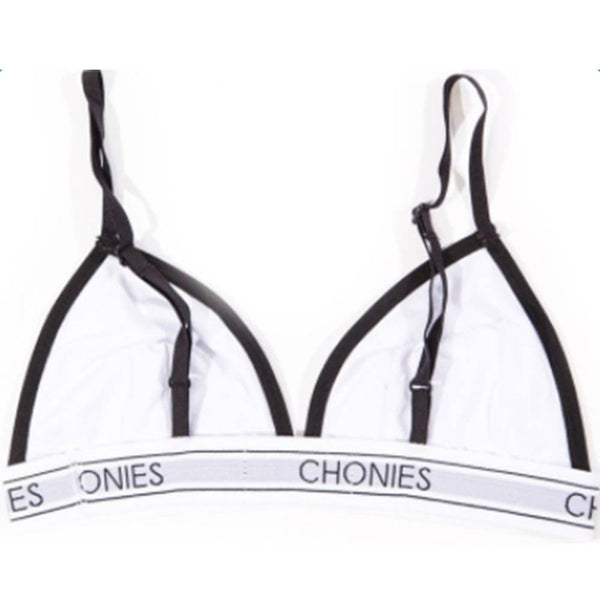 Chonies Contrast Triangle Bra