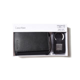 Calvin Klein Men's Leather Trifold Wallet with Key Fob 79027