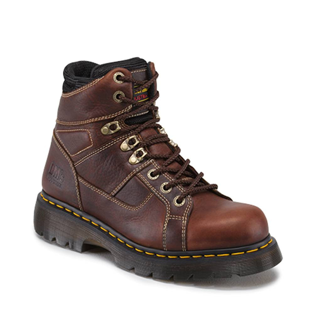 Dr.Martens Ironbridge Soft Toe Work Boot Brown