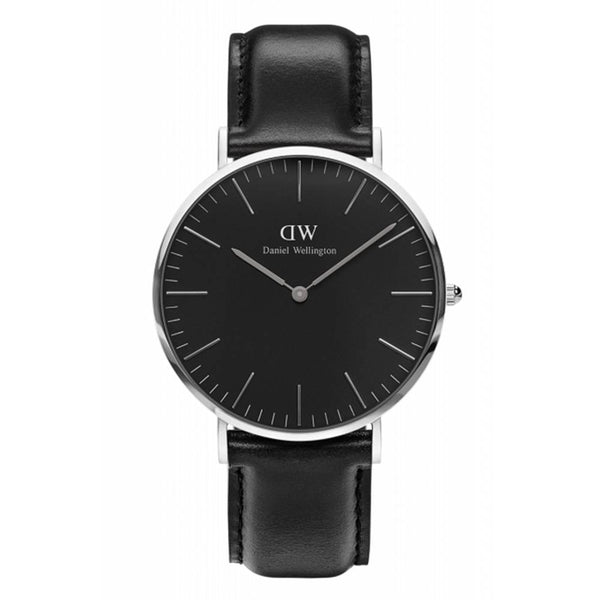 Daniel Wellington Classic Black Sheffield Silver Watch