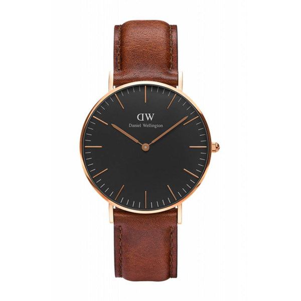 Daniel Wellington Classic Black St. Mawes Rose Gold Watch