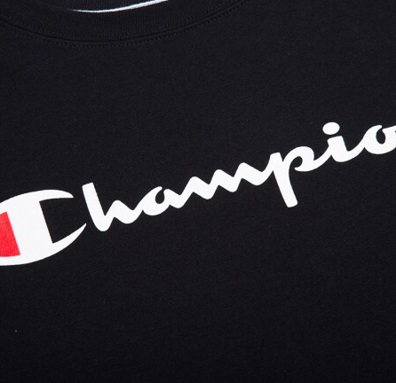 CHAMPION WOMEN'S CLASSIC GRAPHIC TEE BLACK