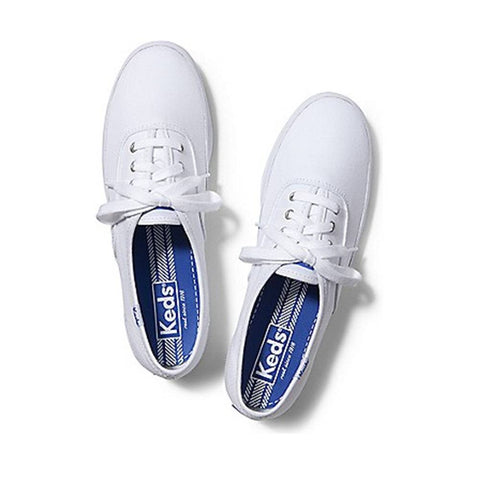 Keds WOMEN'S ACE LEATHER  Classic Tennis Shoes White