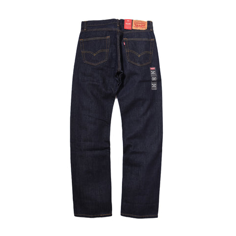 Levi's Men's 505 Regular Mid Rise Regular Fit Straight Leg Jeans - Rinse 00505-0216
