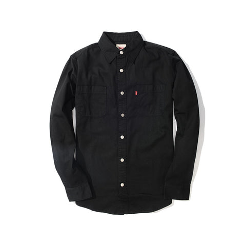Levi's Pure Black Men's Long Sleeve Shirt LVS-381000CC