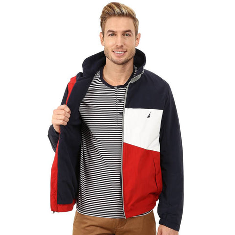 Nautica Mock Neck Cable Sweater