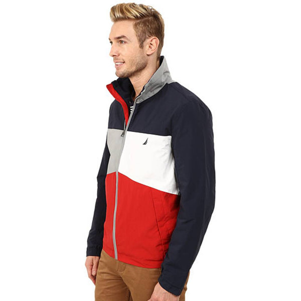 Nautica Mariner Color Block Bomber Jacket