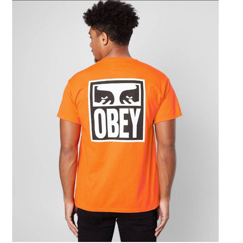 OBEY EYES ICON 2 Men’s Regular fit crew neck tee Orange