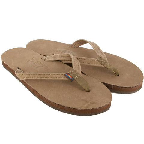 Rainbow Sandals Single Layer Thin Stap Sierra Brown Tropics Sandals