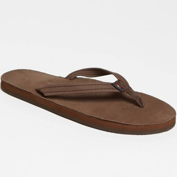 Rainbow Sandals Single Layer Thick Strap Sandals