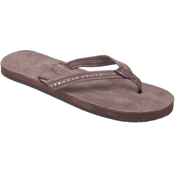 Rainbow Sandals Crystal Collection Single Layer Sandals