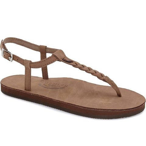 Rainbow Sandals Single Layer Thick Strap Sandals