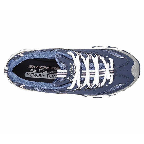 Skechers Men's D'Lites NEW JOURNEY Sneaker Memory Foam Navy