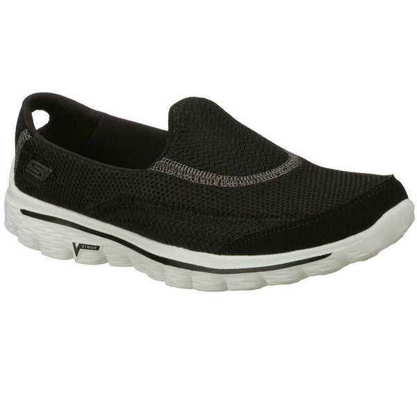 harpun Dempsey gået vanvittigt Skechers Go Walk 2 Shoes Black/White Final Clearance Sale – HiPOP Fashion