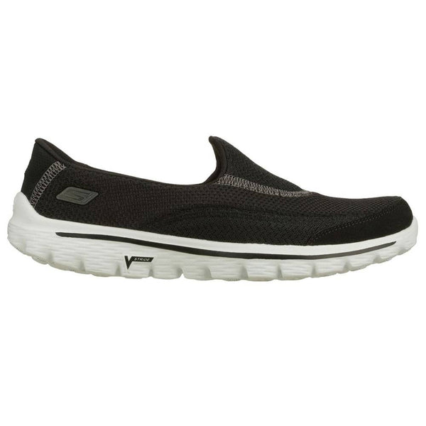 Skechers Go Walk 2 Shoes Black/White Final Clearance Sale – HiPOP Fashion