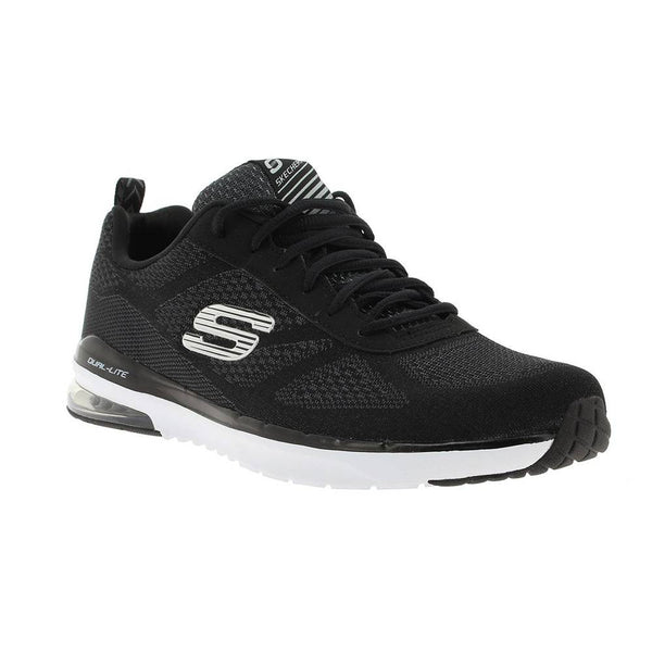 Skechers Sport Air Infinity Shoes Black/White/Red Final Clearance