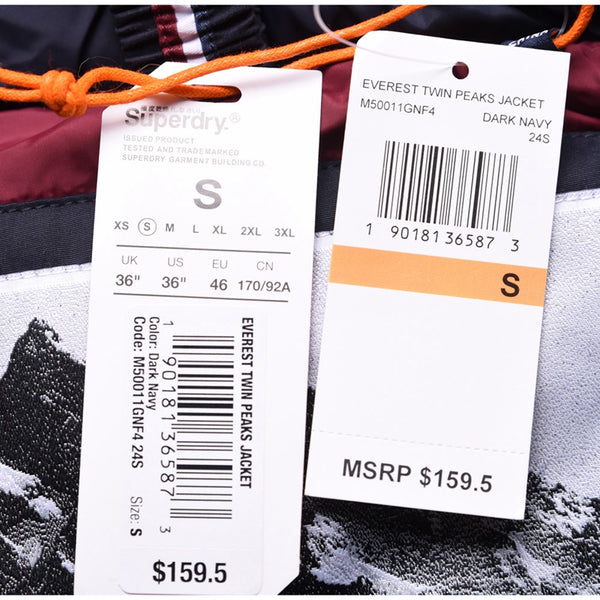 Superdry Cotton-padded clothes M50011GNF4