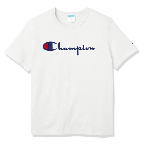 CHAMPION CLASSIC CONTRAST STITCH TEE WHITE