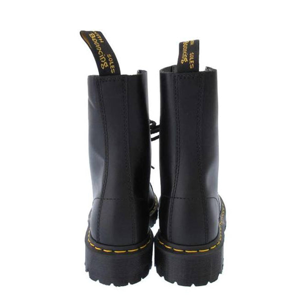 Dr. Martens 8761 BxB 10-Eye Fashion Steel Toe Leather Boot for Men and Women Black