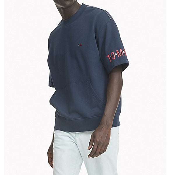 Tommy Hilfiger Men's TJ THD DONNIE SS SWEATS. BLACK IRIS