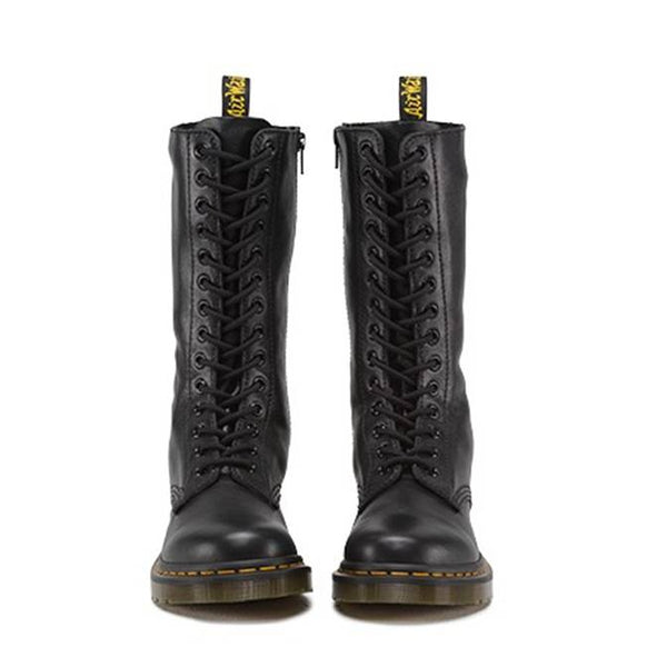 Dr. Martens Women’s 1B99 14-Eye Lace Up Leather Boot  Black