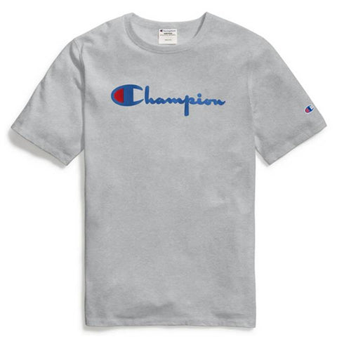 Champion Mens Long Sleeve Crewneck Jersey Tee