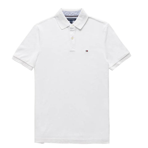 TOMMY HILFIGER MEN'S TINO LOGO T-SHIRT WHITE