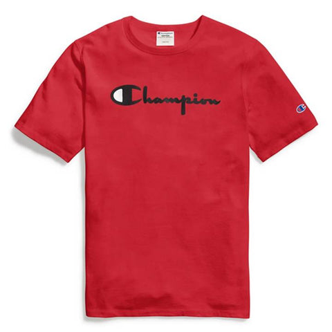 CHAMPION CLASSIC CONTRAST STITCH TEE BLACK