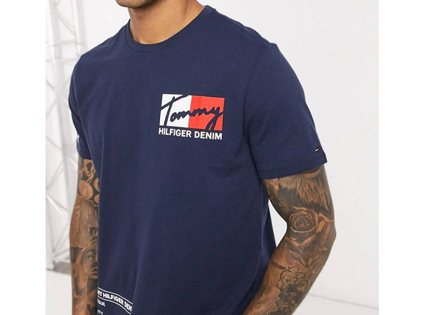 TOMMY DENIM CHANDLER TEE BLACK IRIS