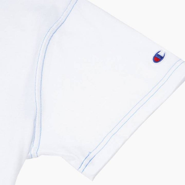 CHAMPION CLASSIC CONTRAST STITCH TEE WHITE