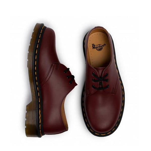 Dr.Martens 1461 3-Eye Leather Oxford Shoe for Men and Women Cherry Red