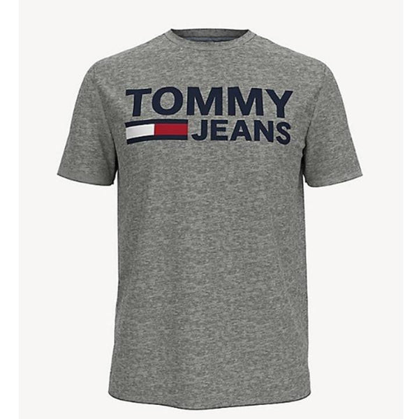 TOMMY HILFIGER MEN'S LOCKUP T-SHIRT GREY